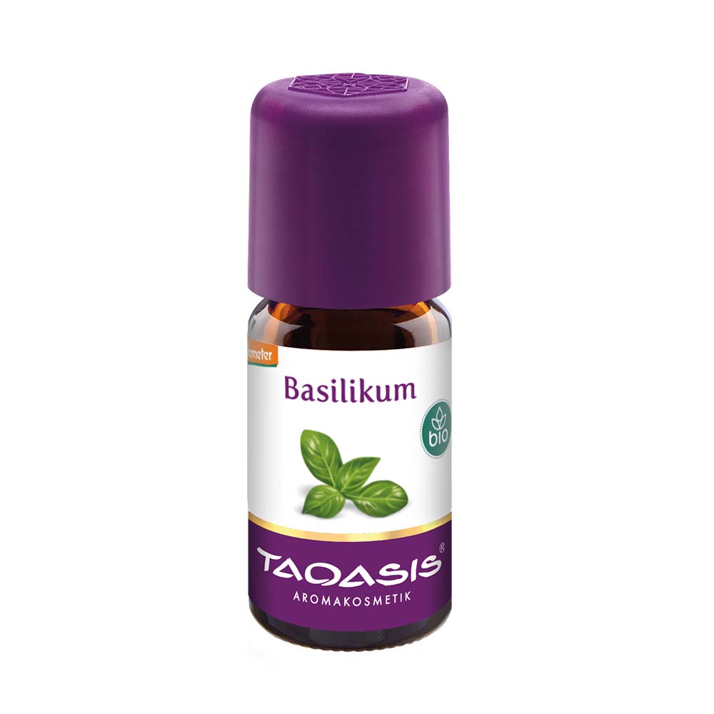 Bazylia (Basilikum), 5 ml BIO, Ocimum basilicum - Egipt, olejek eteryczny - Taoasis